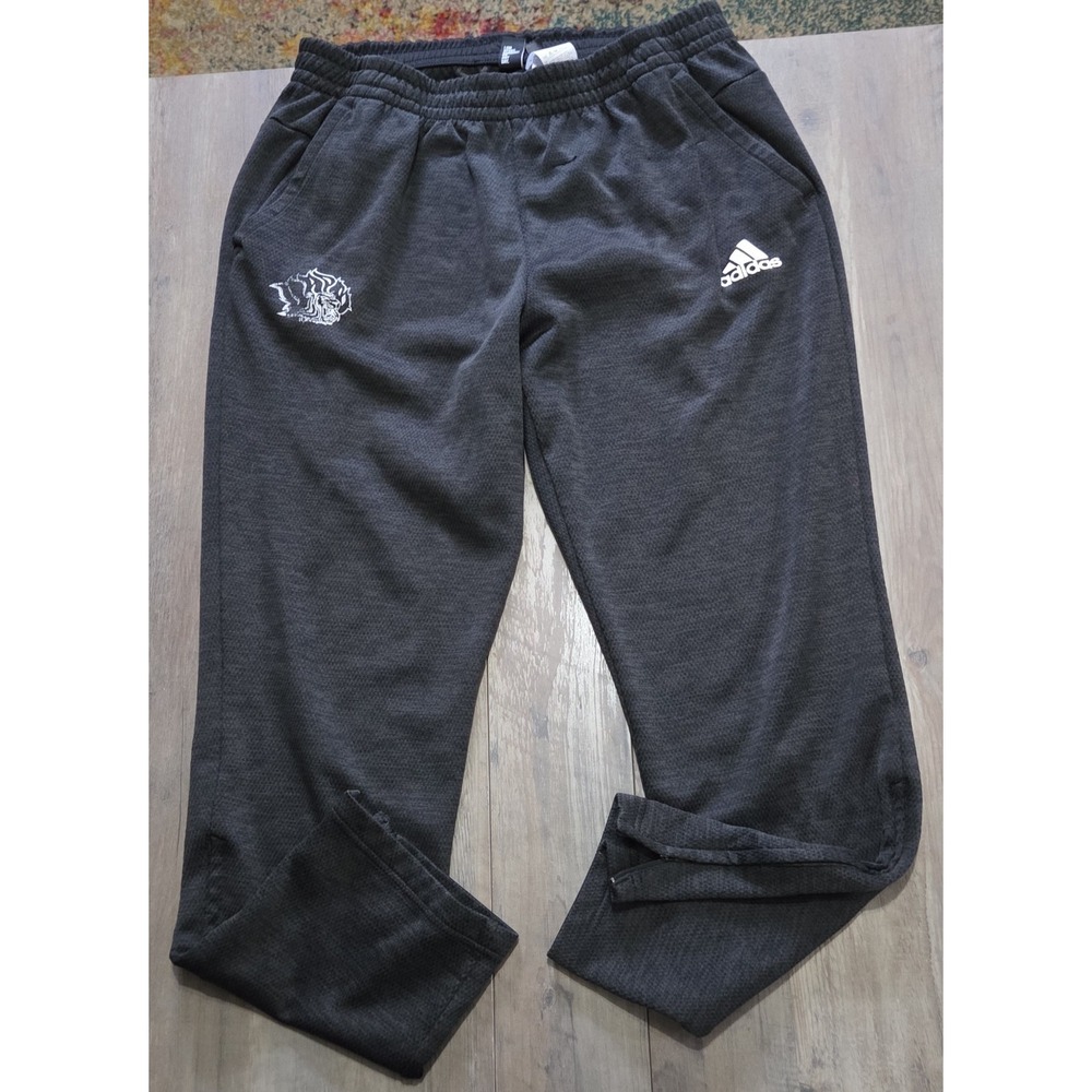 Adidas Uprising Gauntlet Player Exclusive Dark Gray Joggers W/ Zip Ankles Men L